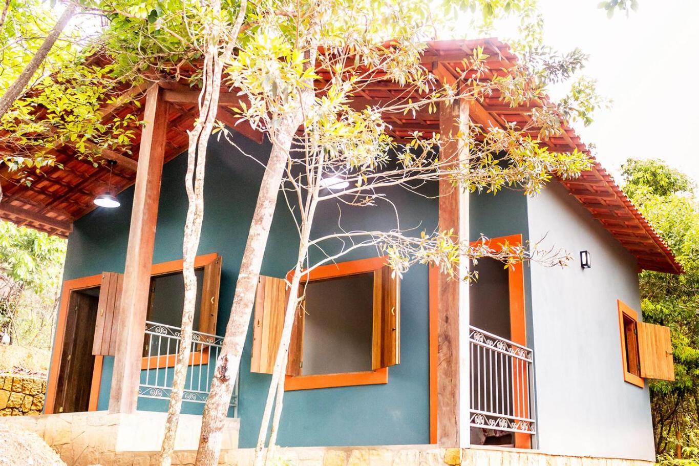 Aconchegante Chale Com Wi-Fi No Vale Do Capao-Ba Villa Exteriör bild